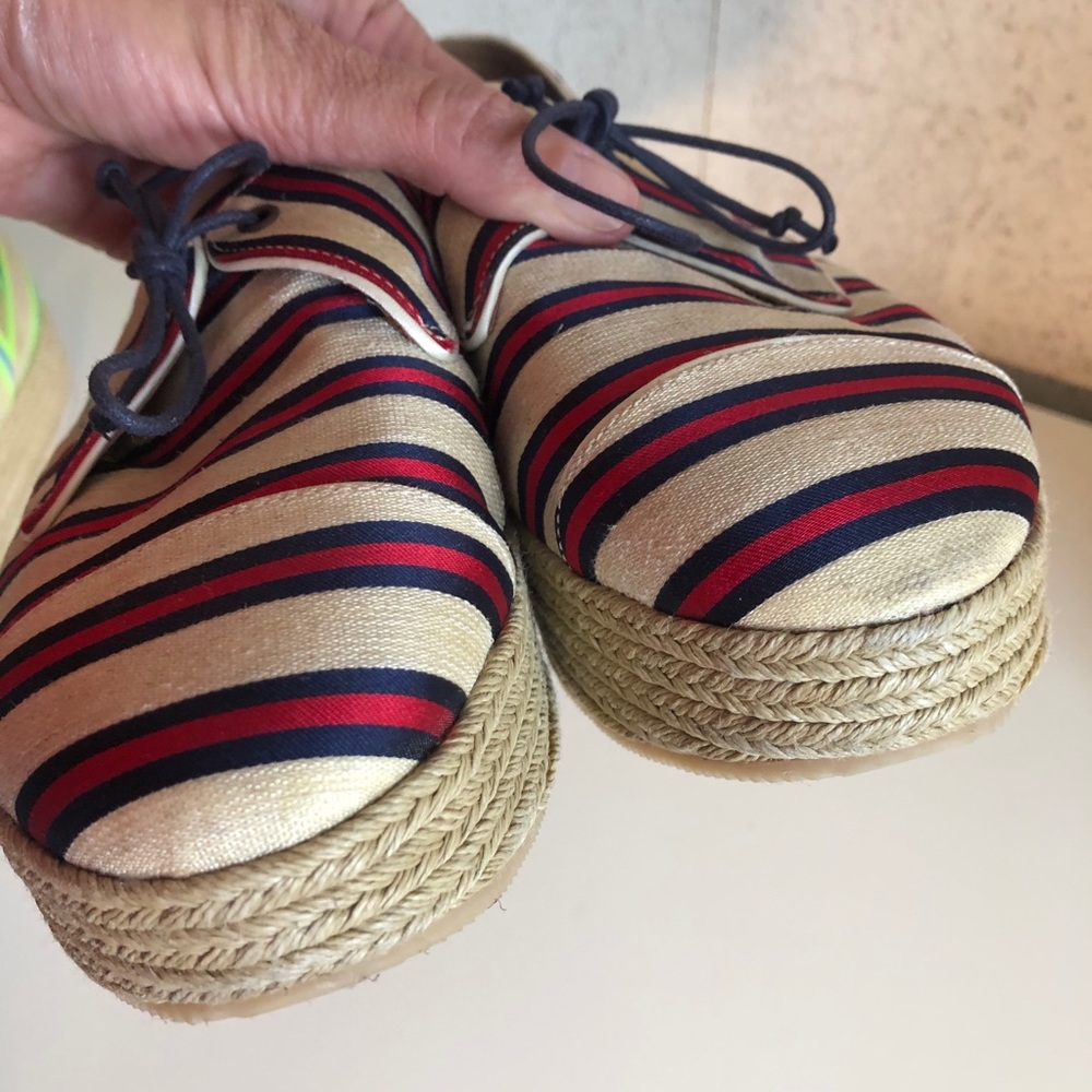 Tabitha Simmons Striped Platform Espadrilles - image 7
